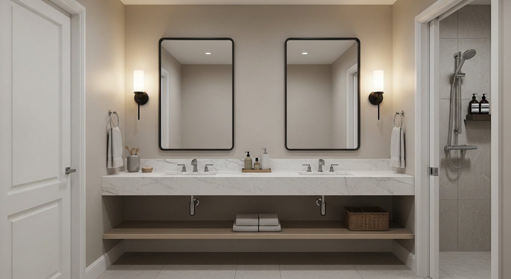 Why Double Vanity Bathroom Mirrors Matter