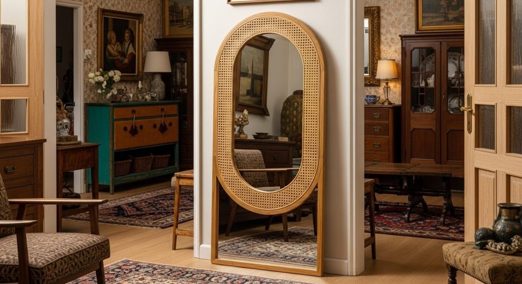 Combining Materials: Wood + Rattan or Bone