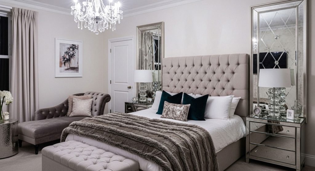 Bedroom Mirror Wall Ideas