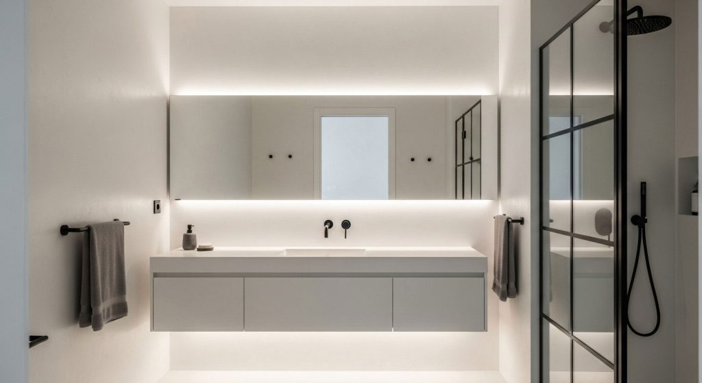 Frameless Mirrors for a Modern Look