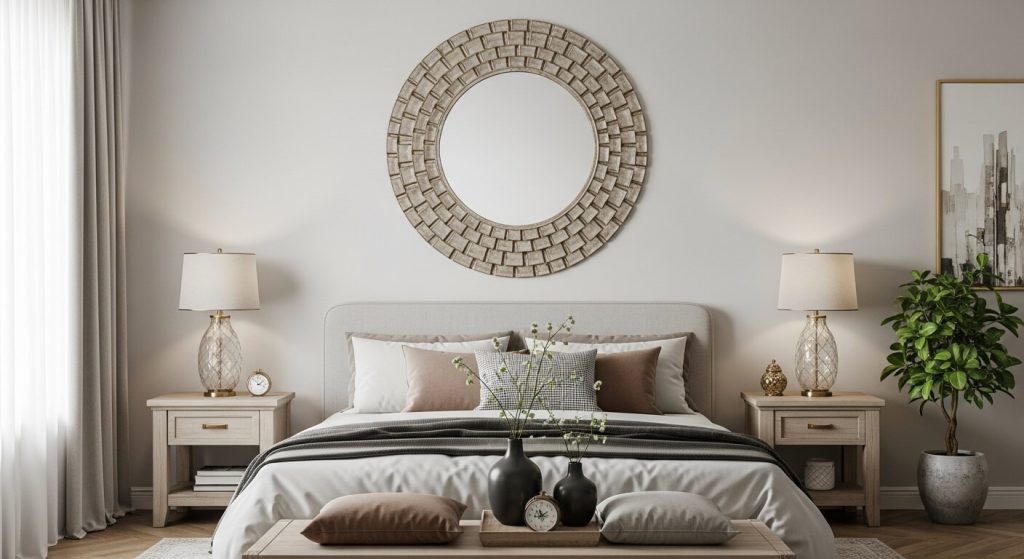 Creative Centerpieces: Circular Decorative Wall Mirror