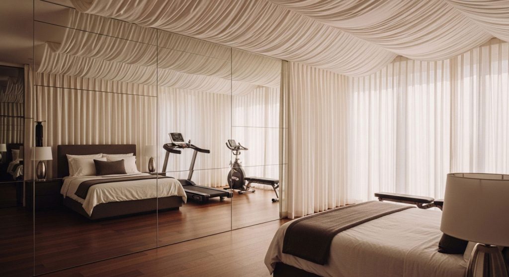 Floor-to-Ceiling Mirror Panels