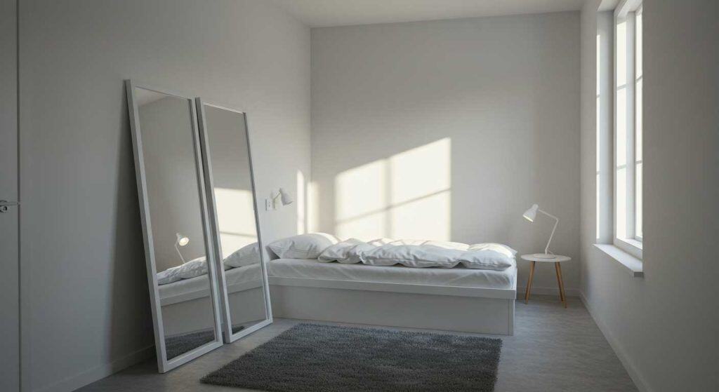 Angle the mirror to deflect light