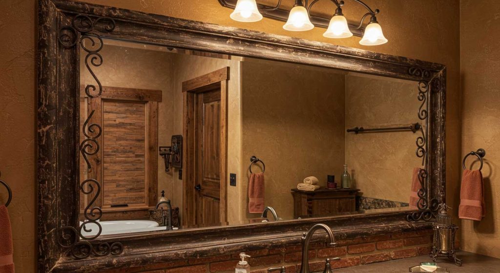 Western Style Bathroom Mirrors