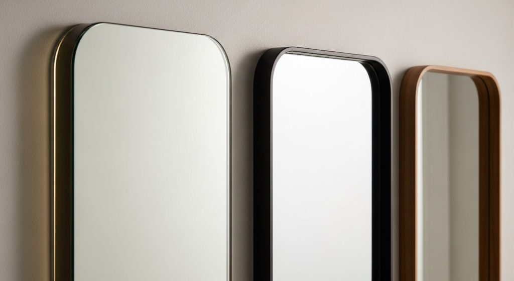 Materials and Finishes That Define Modern Bathroom Mirrors