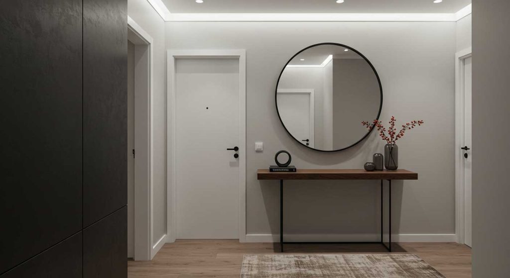 The Modern Entryway Mirror Look