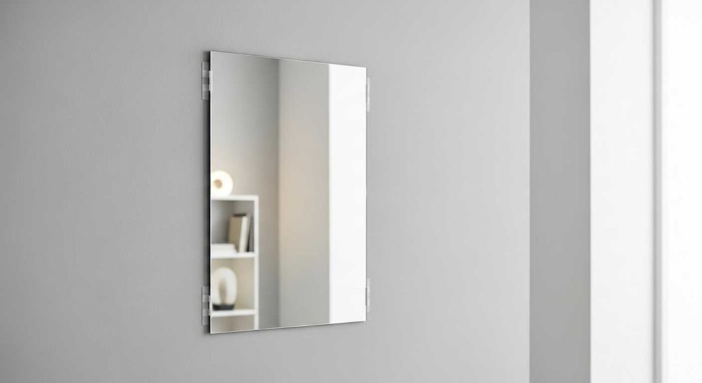 How to Hang a Mirror Without Nails or Drilling