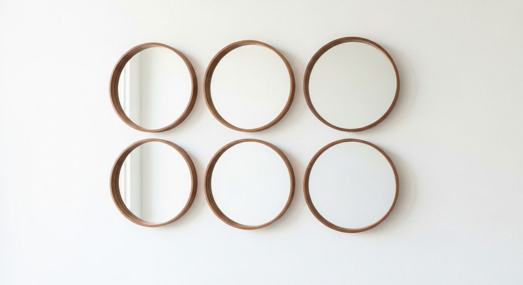 Round Mirror Grid Design