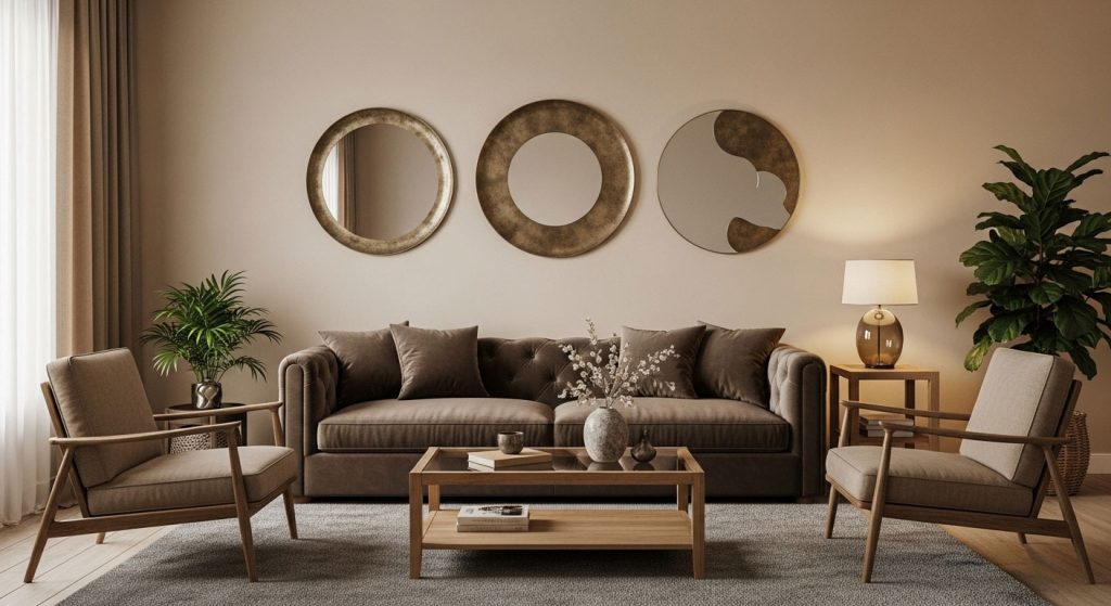 Wall Mirrors in Living Rooms