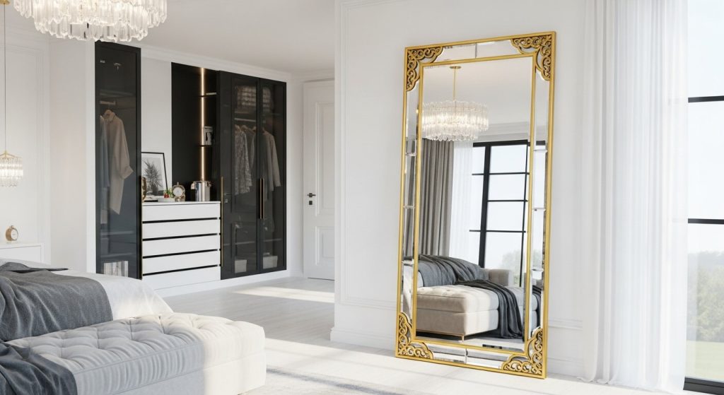 Vintage Gold Full Length Mirror