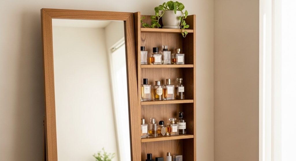 Full‑Length Mirror with Storage