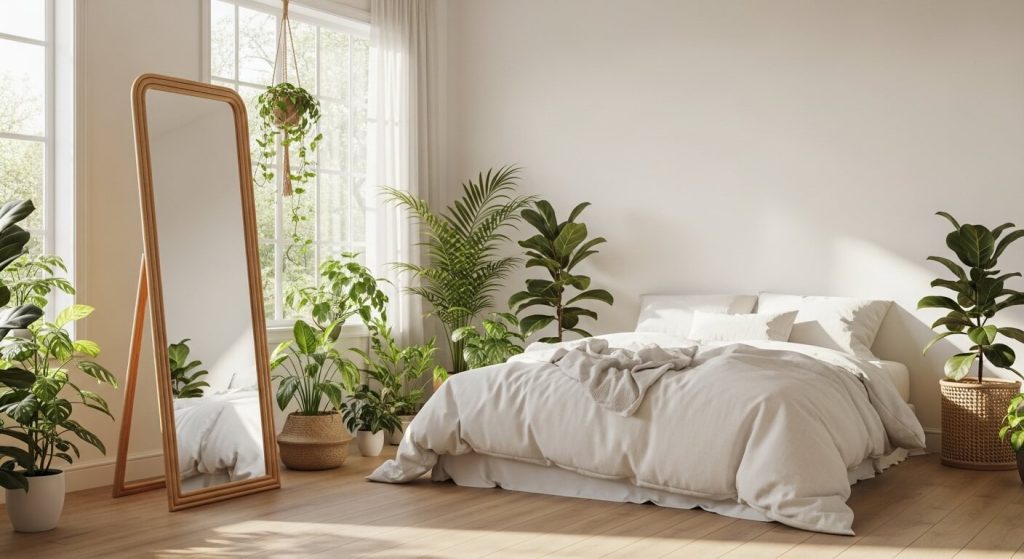 Bamboo & Wicker Full Length Mirrors: Lightweight Aesthetic