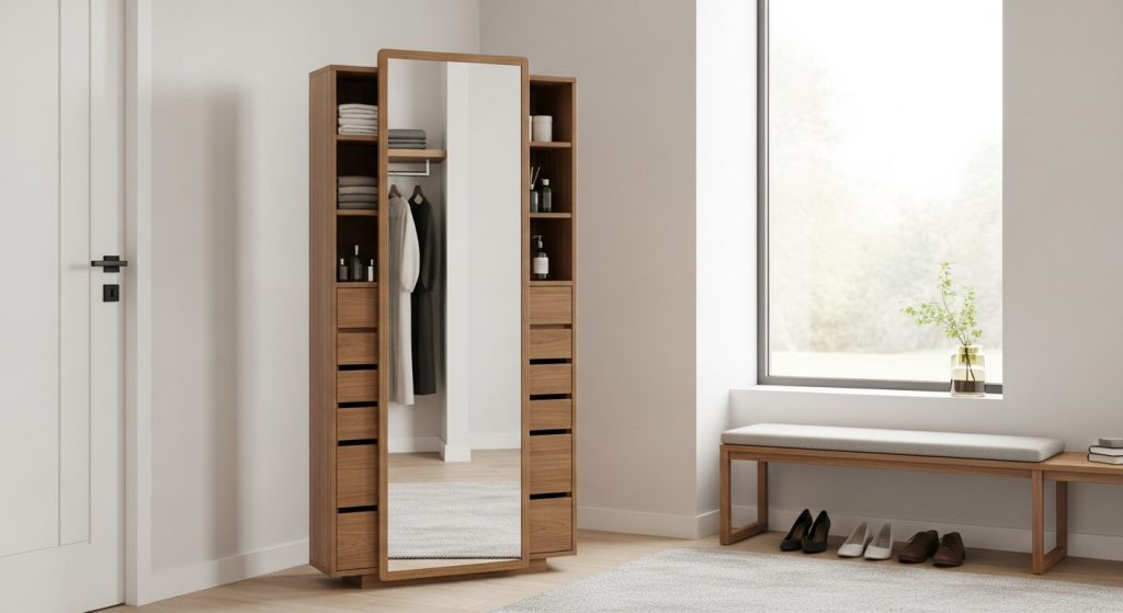 Full Body Mirror with Multifunctionality