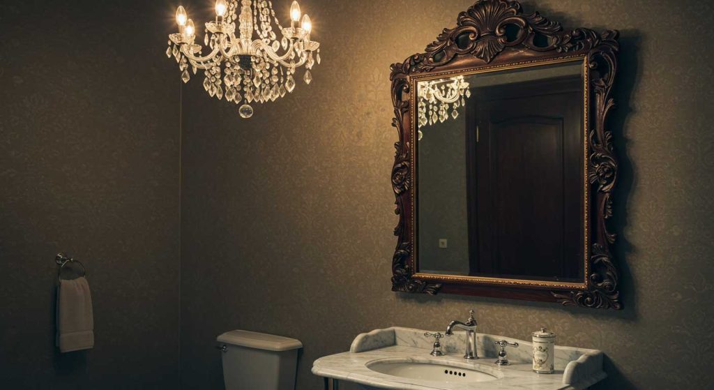 Victorian Style Bathroom Mirror