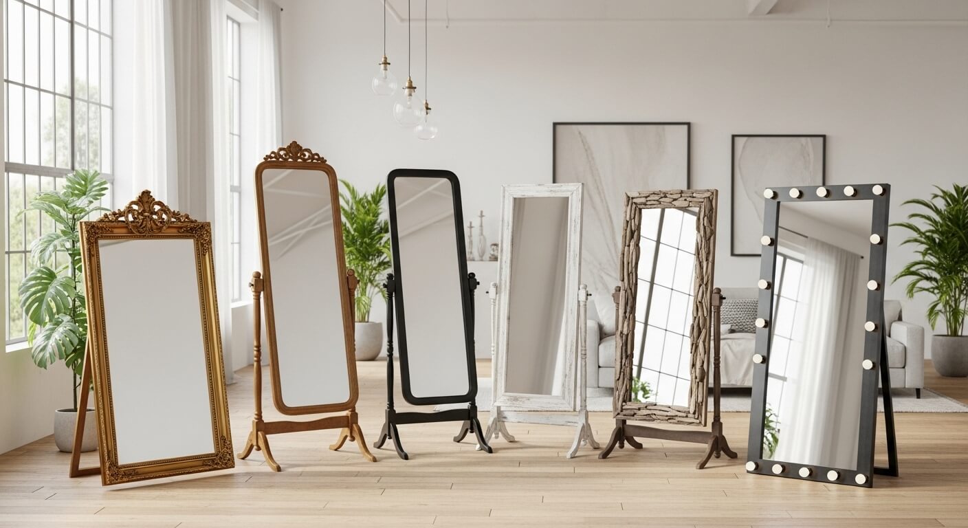 Decorative & Design‑Oriented Full Length Mirrors