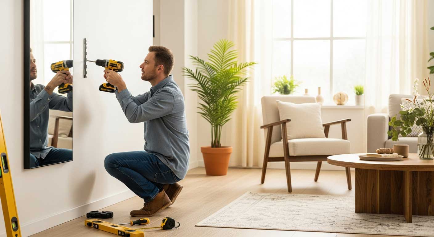 How to Hang a Wall Mirror Like a Pro (Without Damaging Your Wall)