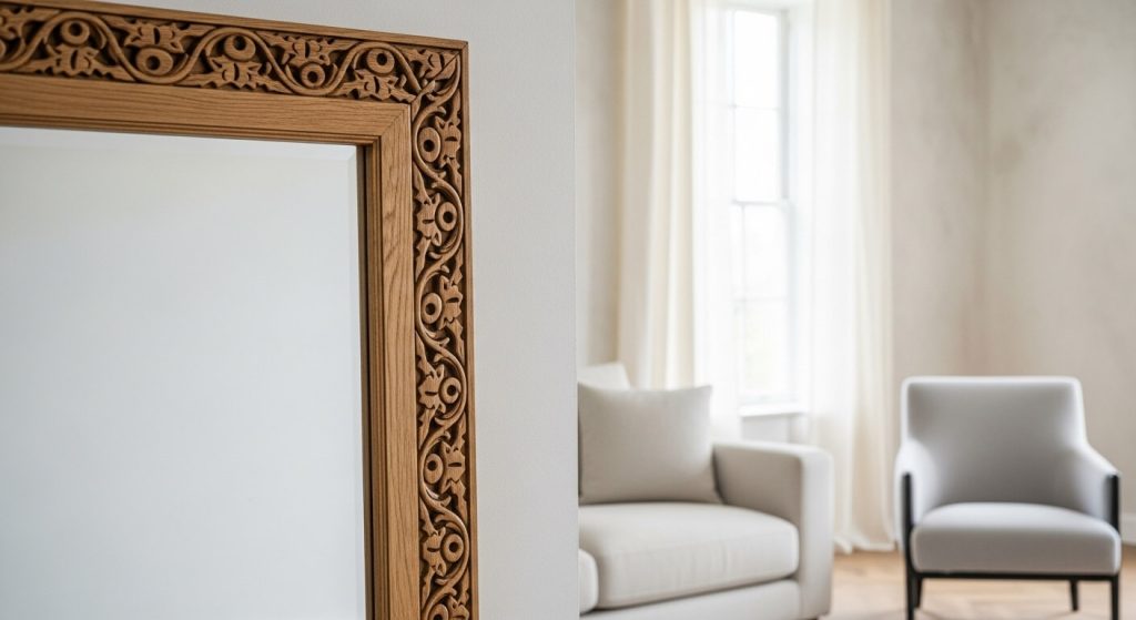 Wooden Frame Mirrors: Warmth & Timeless Charm