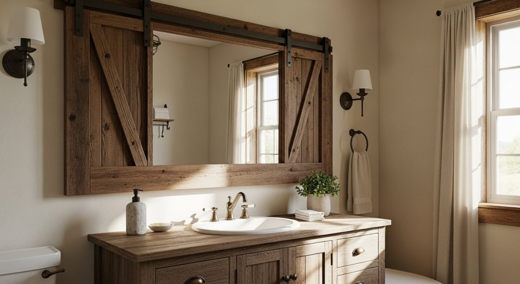 Barn Door Style Frame