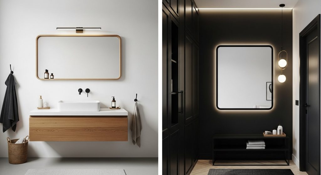 Rectangular and Square Mirrors: Structured and Flexible