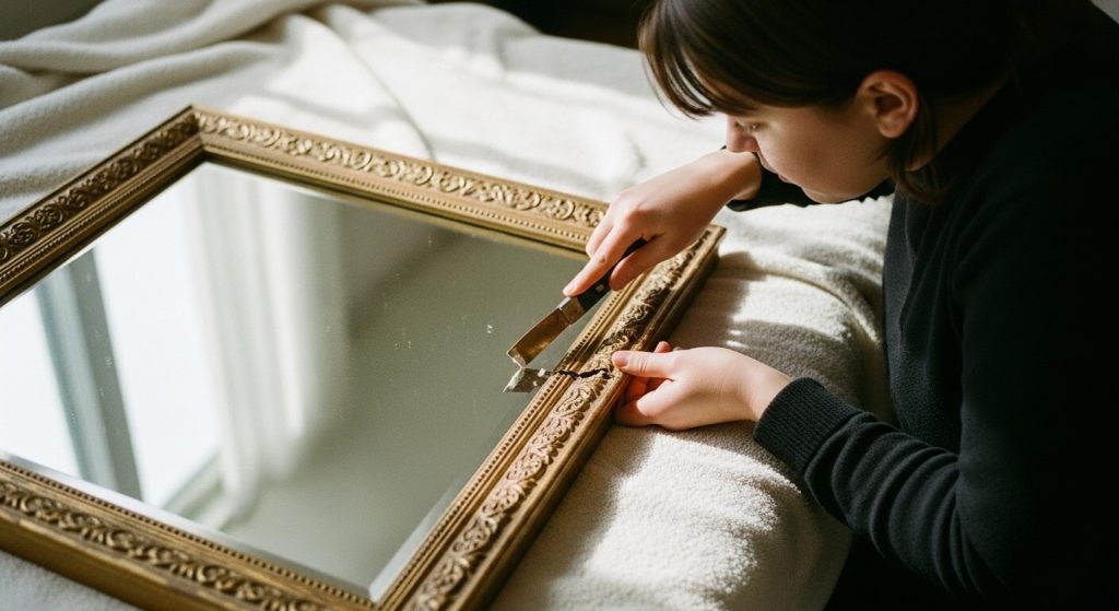 How to Remove a Mirror Frame