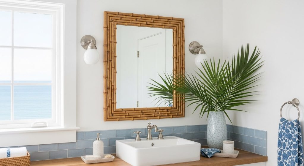 Bamboo Framed Mirrors: Eco-Friendly Charm