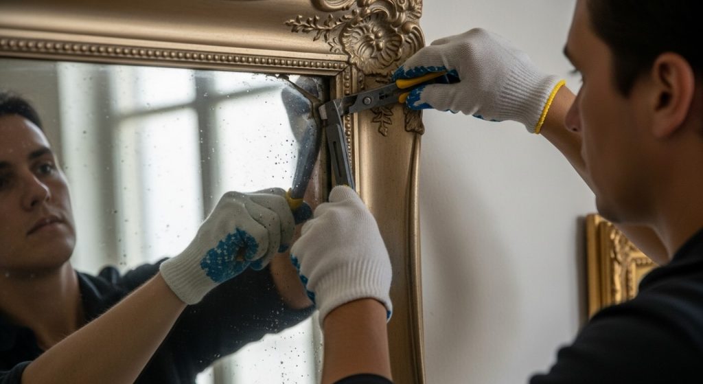 How to Take Frame Off Mirror Without Damage