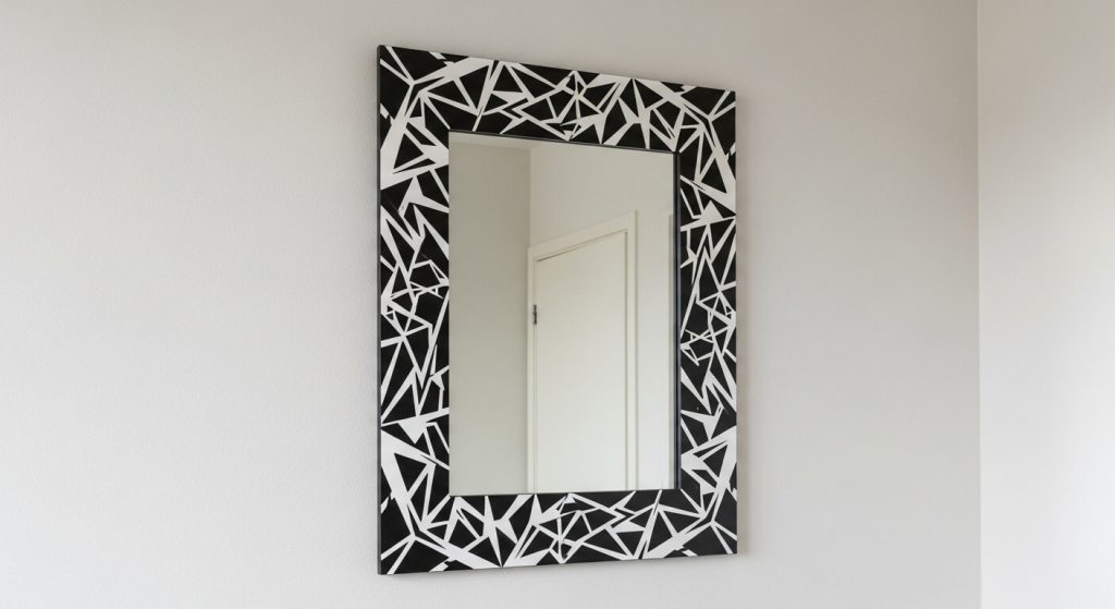 Stenciled Pattern Frame