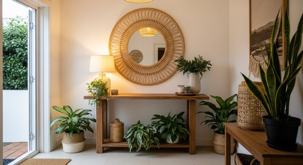 Rattan Frame Mirrors: Organic & Handcrafted Beauty