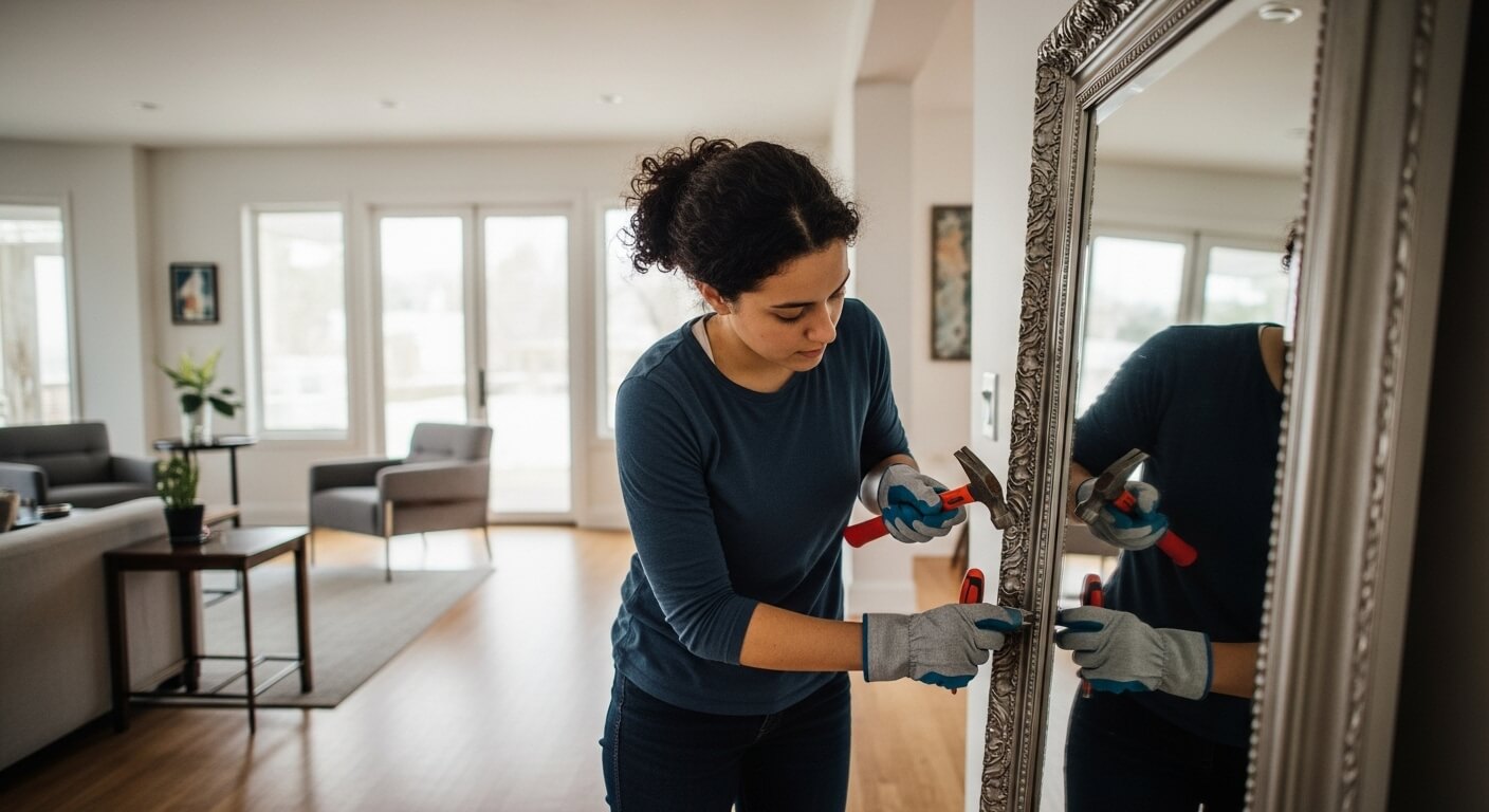 How to Install, Mount, or Remove a Mirror Frame Safely