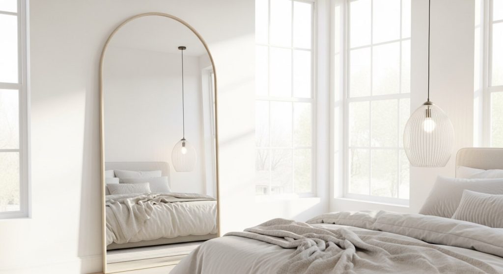 Oversized Floor Mirrors: Drama & Depth