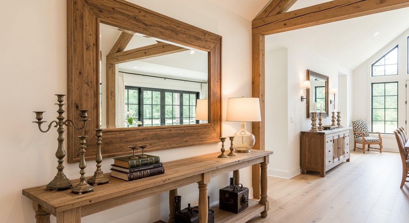 Rustic to Modern: Choosing the Right Wood Frame Mirror