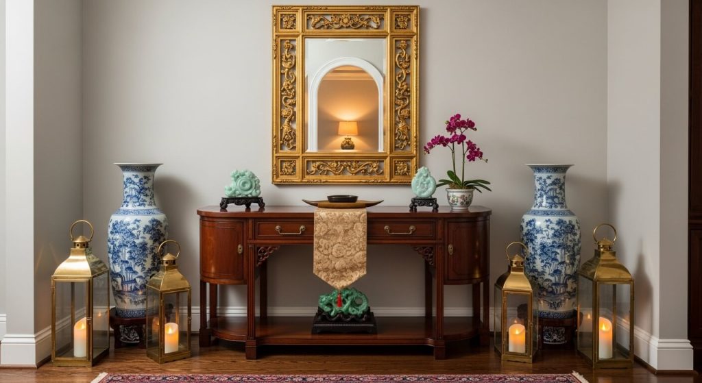 Create a Focal Point in Any Room - asian inspired wall mirrors