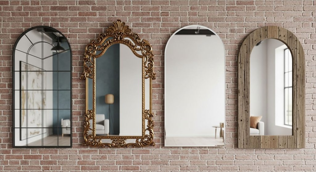 Different Styles of Large Arched Wall Mirrors