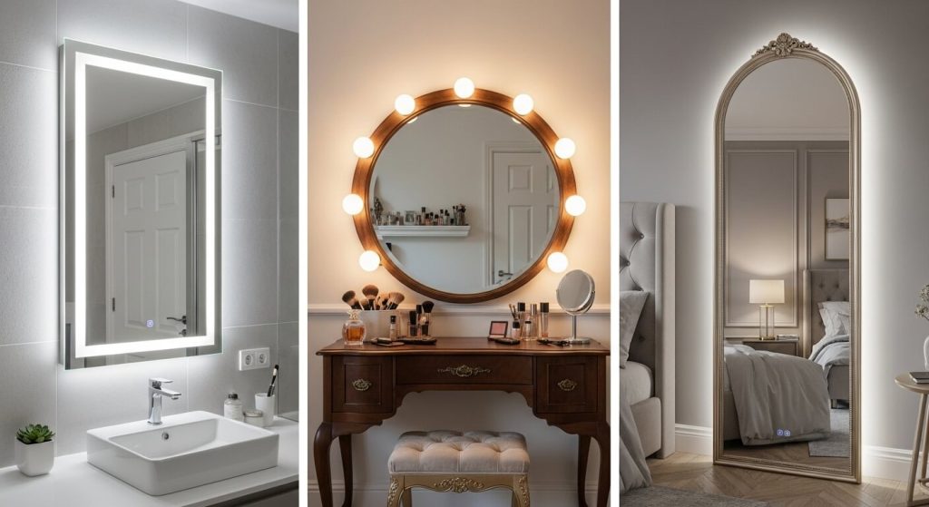 How to Choose the Right Vanity Mirror with Lights for Wall
