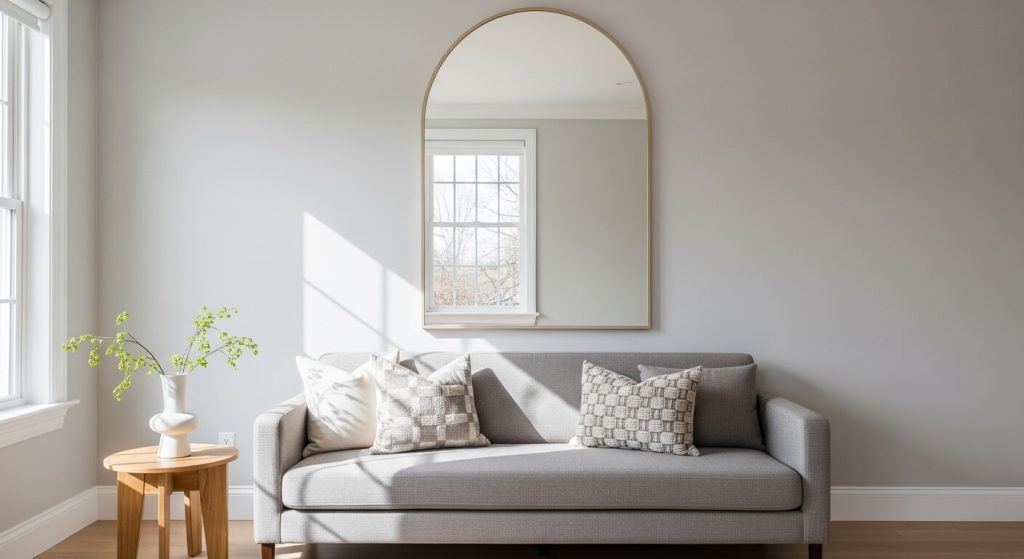 Why a Large Arched Wall Mirror Works in Any Interior