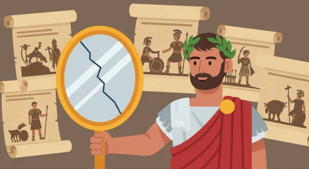The Origin of the Belief in Breaking Mirrors