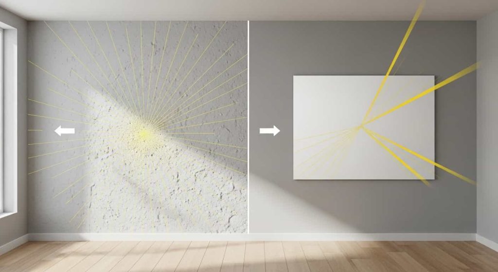 Specular Reflection vs. Diffuse Reflection