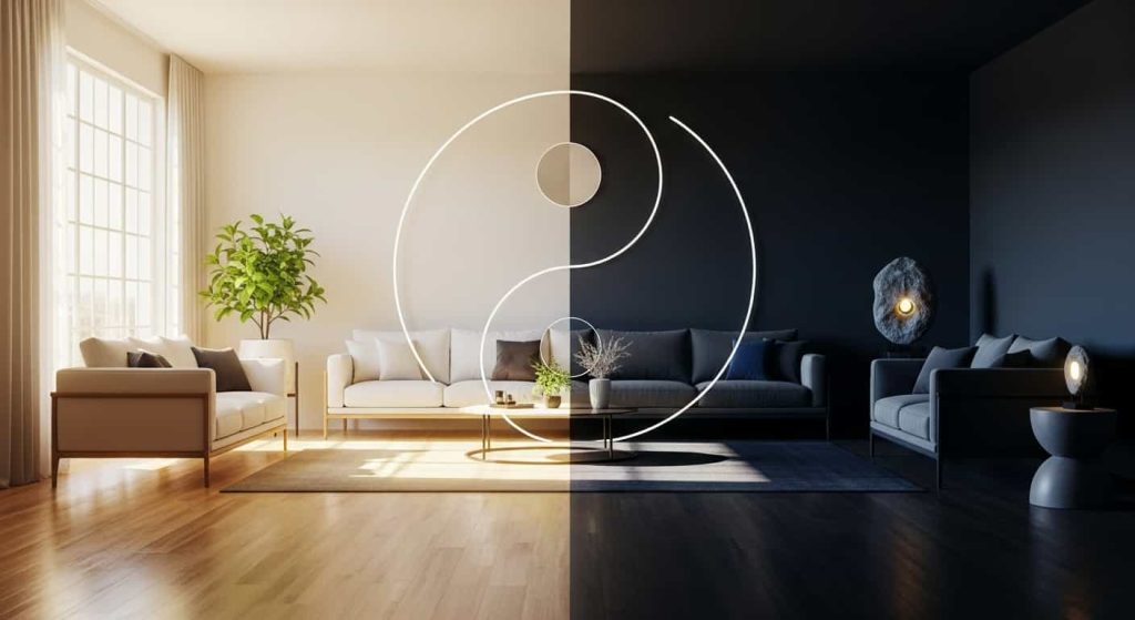 Advanced Yin and Yang Balance with Mirrors