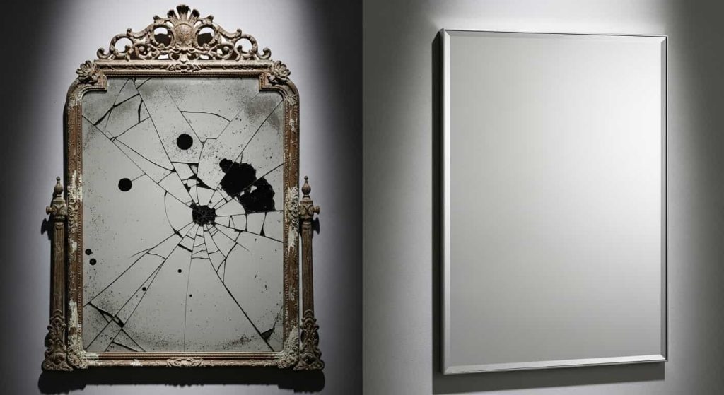 Using Broken, Distorted, or Foggy Mirrors