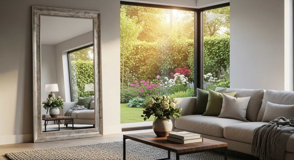 Harnessing Mirrors to Reflect and Amplify Natural Light