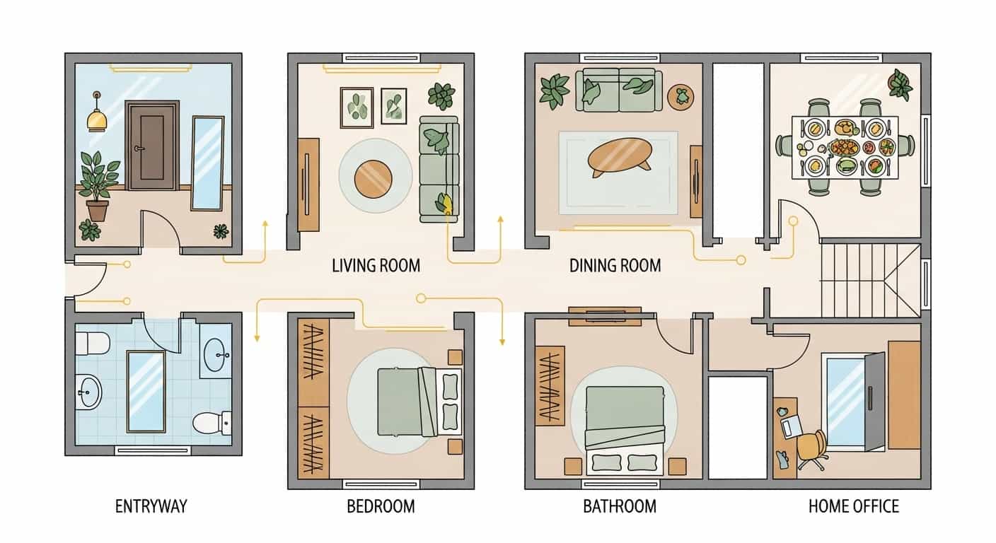 Feng Shui Mirror Placement for Specific Rooms