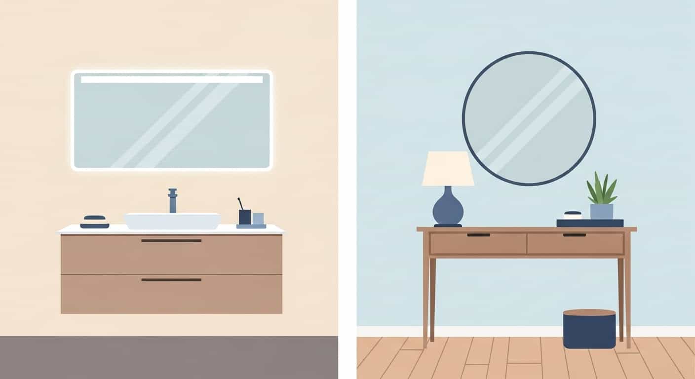 How to Choose Mirrors for Bathrooms and Entryways