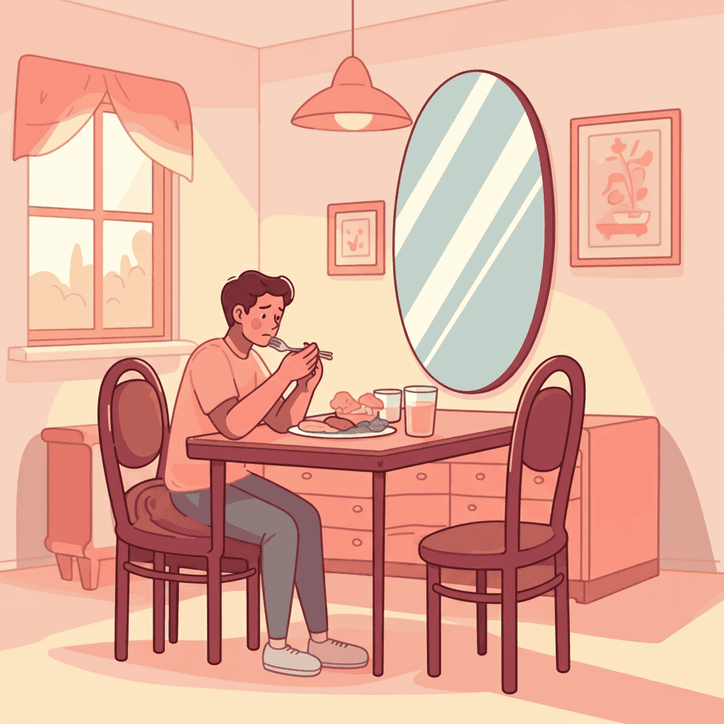 The Effect of Mirrors on Eating Habits