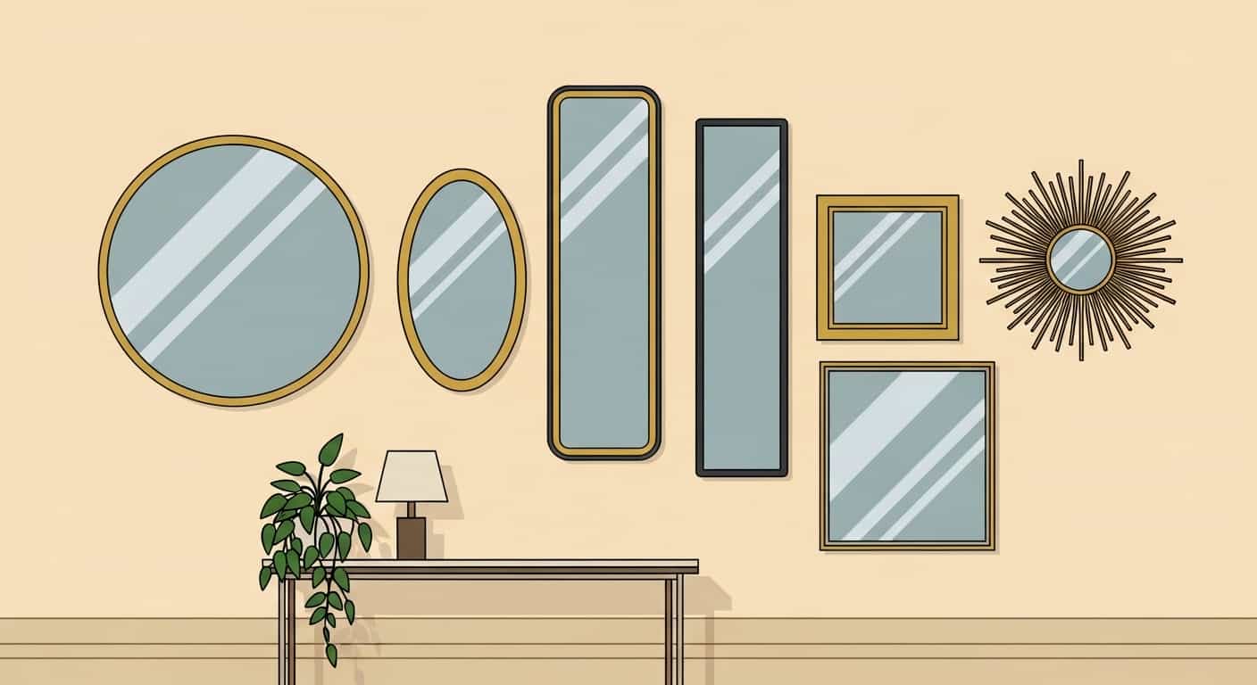 Mirror Shapes & Symbolism in Interiors