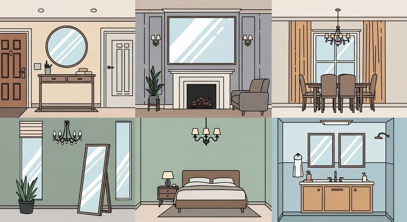 Room-by-Room Mirror Styling Tips