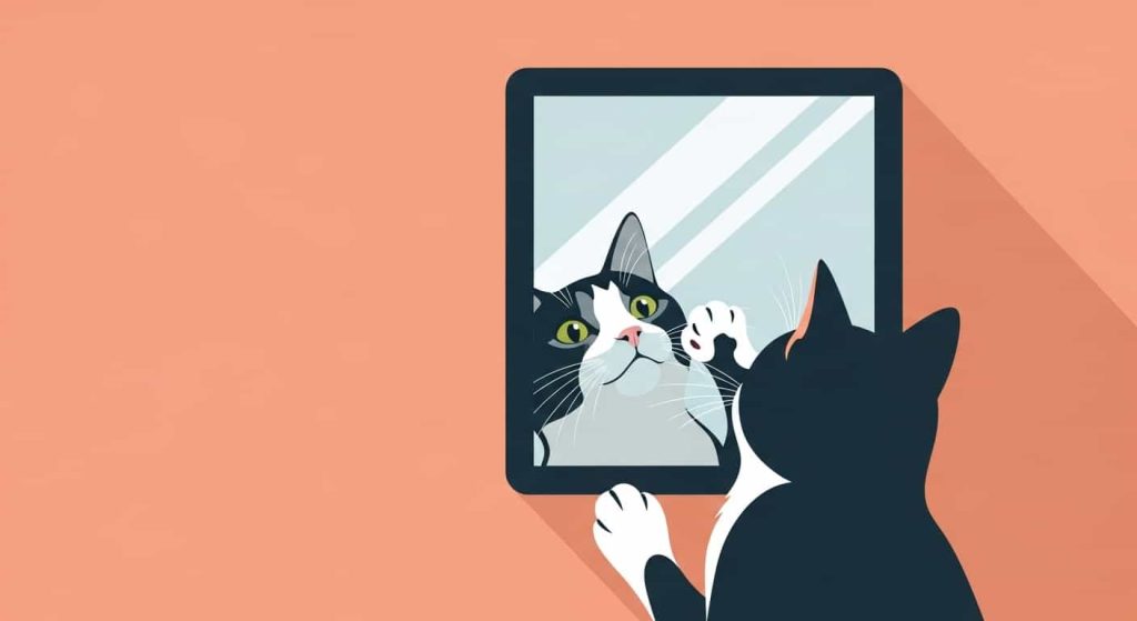 Cats and mirrors
