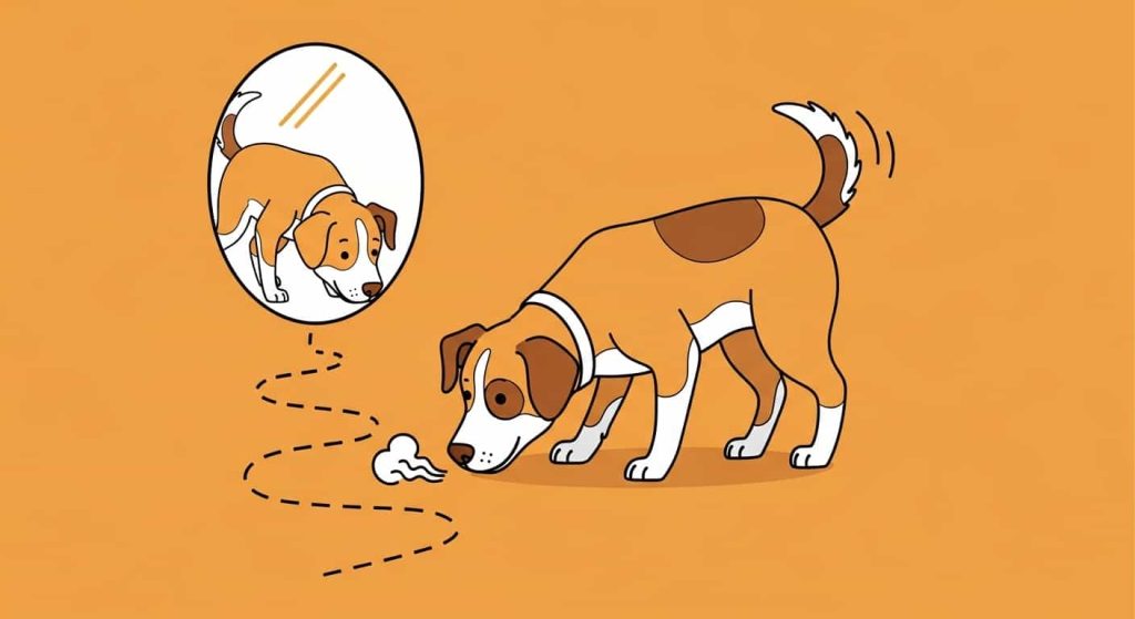 Dogs and the olfactory mirror test