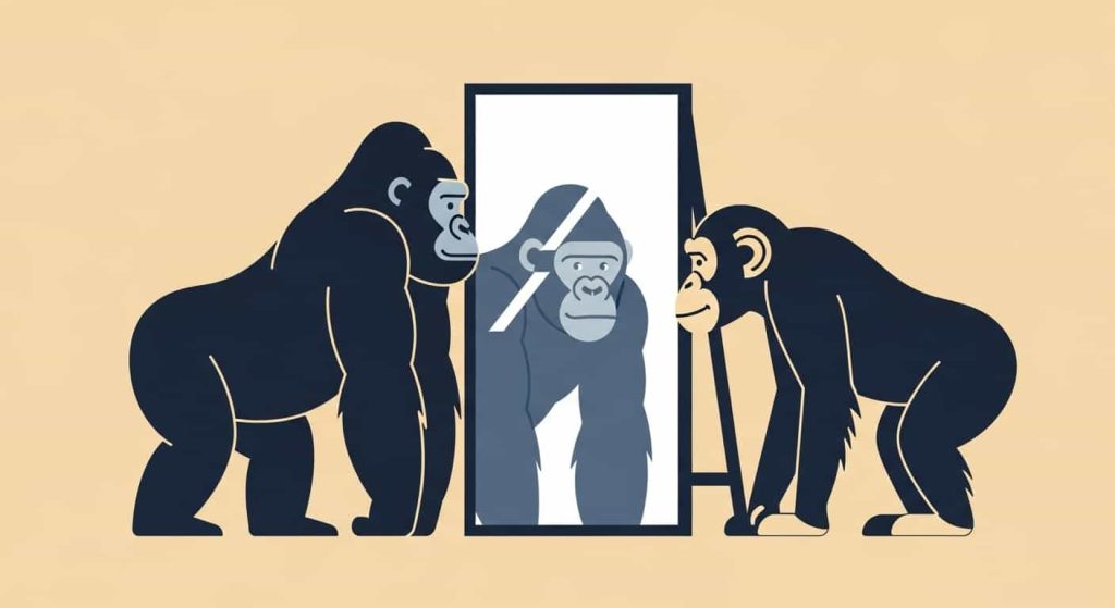 Great apes and mirror recognition