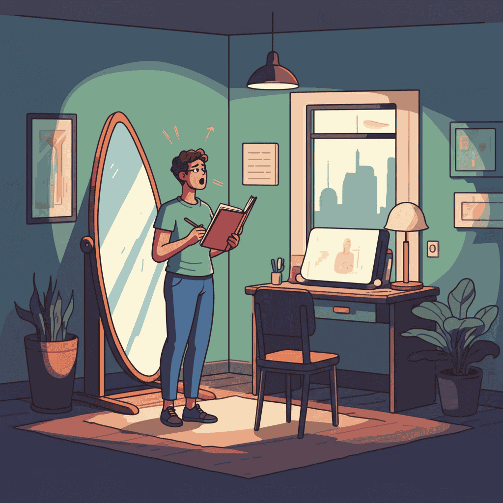 Mirror Talk in Different Contexts