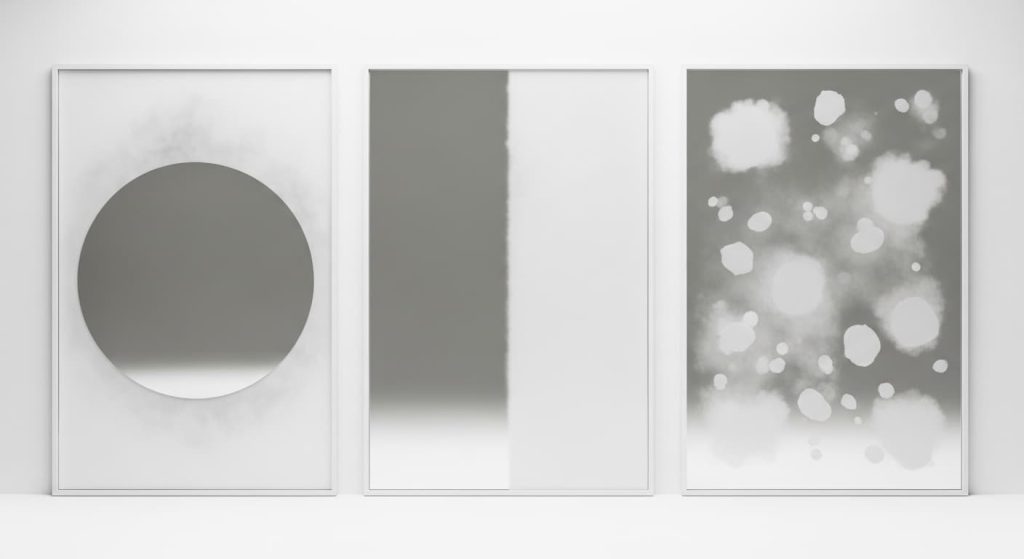 three comparison images showing anti-fog mirror problems small heating pad off-center pad and failing heating element